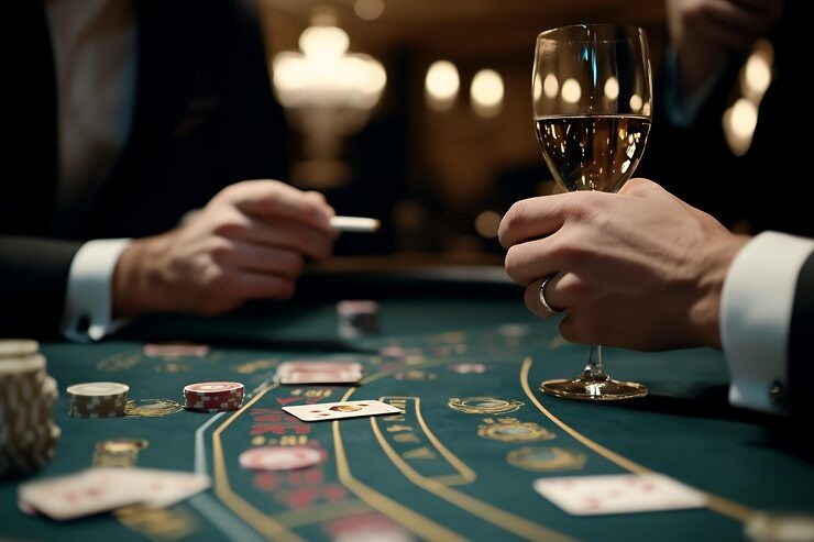 Turn and river cards completing the board in Texas Hold'em